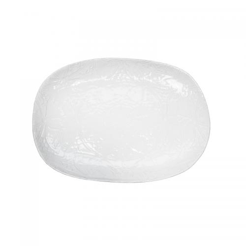 Cake Lace White Platter